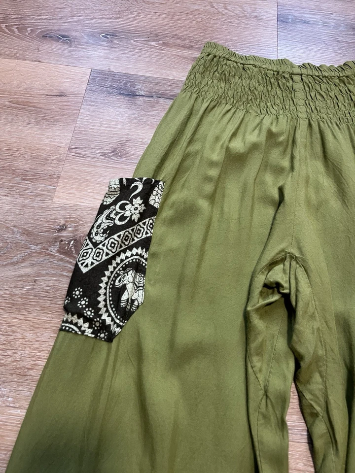 Pantalones harén elefante talla mediana Foto 3 de 4