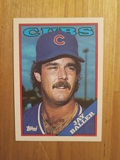 🔥 ICONIC TOPPS 1988 JAY BALLER #717 CHICAGO CUBS BASE SET BASEBALL CARD 🔥