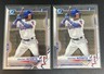 (2x) 2021 Bowman 1st Chrome Prospects MAXIMO ACOSTA #BCP-7 Texas Rangers QTY