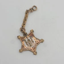 Vintage Grand Army Of the Republic Watch Fob Chain Gold Filled