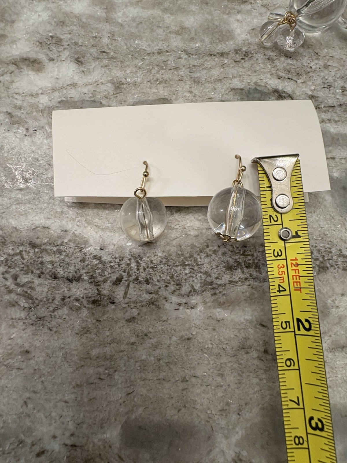 Multilayered Acrylic Statement Beaded Necklace Cl… - image 5