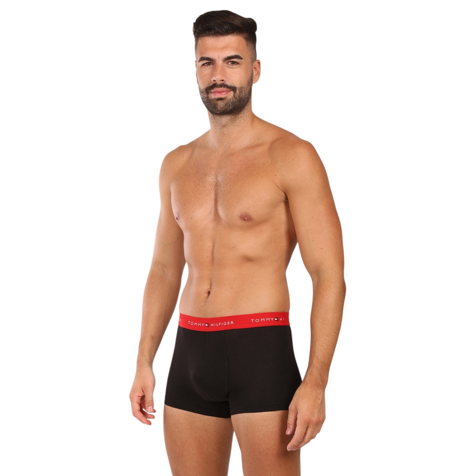 Tommy Hilfiger Men's Essential Cotton Trunks - Black 6-Pack image 8