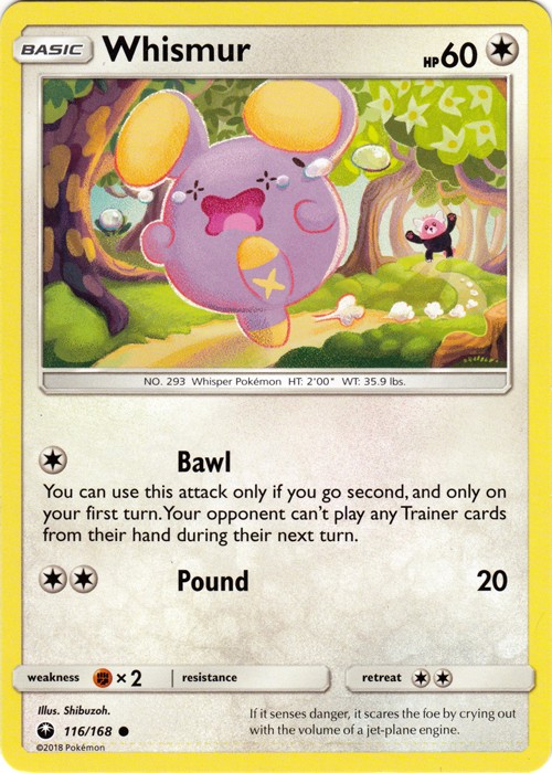 Whismur - 116/168 - Common - Near Mint