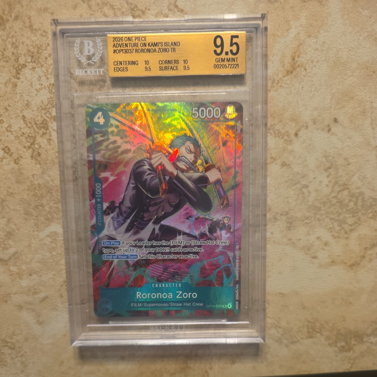 Roronoa Zoro (OP13-037) OP13-037 Adventure on Kami's Island Foil