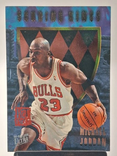 Fleer 1995-96 Fleer Ultra Hot Pack Insert Michael Jordan Bulls #4 of 12