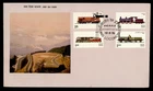 DR WHO 1976 INDIA FDC TRAIN/LOCOMOTIVE COMBO 2.00 M72212
