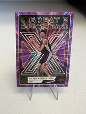 2023-24 Donruss - Great X-Pectations Victor Wembanyama (RC) Purple #/99 Jersey #