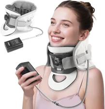 Cervical Neck Traction Device ,Neck Revive  Stretcher , Removable 20° curved 