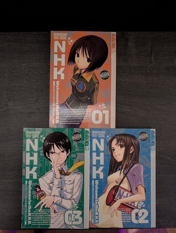 Welcome to NHK Volume 1 2 3 Set Takimoto Oiwa TokyoPop English Manga 1st OOP