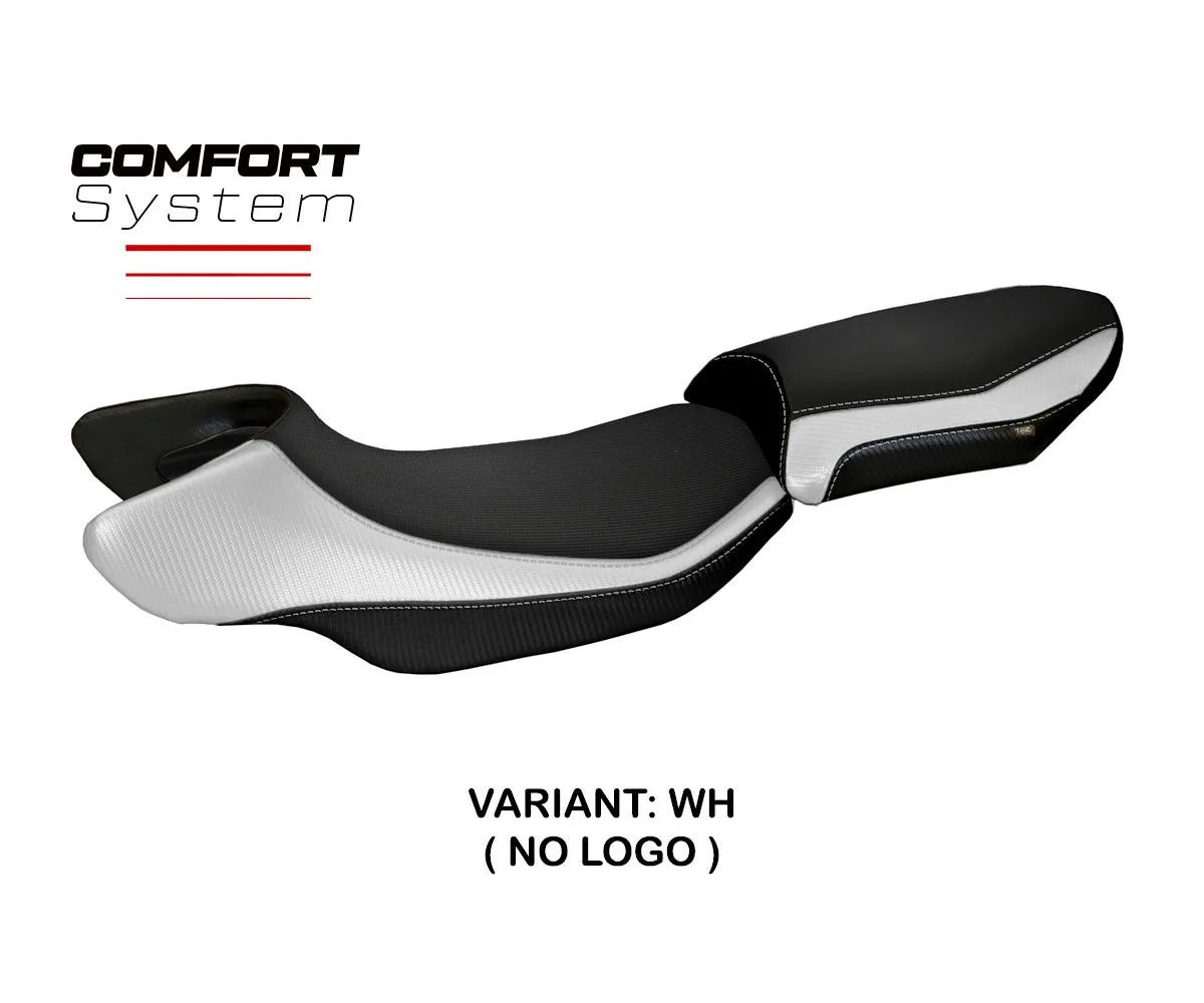 Seat cover Aurelia Color RS Comfort White Tpz compatible BMW R 1200 RS 2015 2019