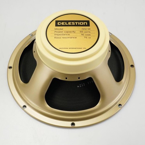 Celestion G12 M Creamback 65W 16Ohm 12" Guitar Amp Replacement Speaker #56629