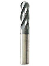 3/8" 4 FLUTE BALL SINGLE END ALTIN COATED CARBIDE END MILL HTC MADE IN USA NEW