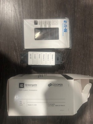 Cooper Lighting Controls Greengate Model RC 6 Button Wall Station
