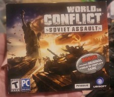 World in Conflict PC DVD-ROM Full Game Disc SEALED BRAND NEW 