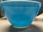 Pyrex Vintage Glass Mixing  Nesting Bowl Ovenware 401 Primary Blue ~ Pyrex