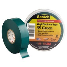 Electrical Tape, 7 mil, 3/4" x 66 ft., Grn