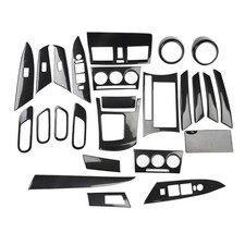 For Mazda 3 Mazda3 2010-2013 Abs Carbon Fiber Car Interior Gear Cover Stickers