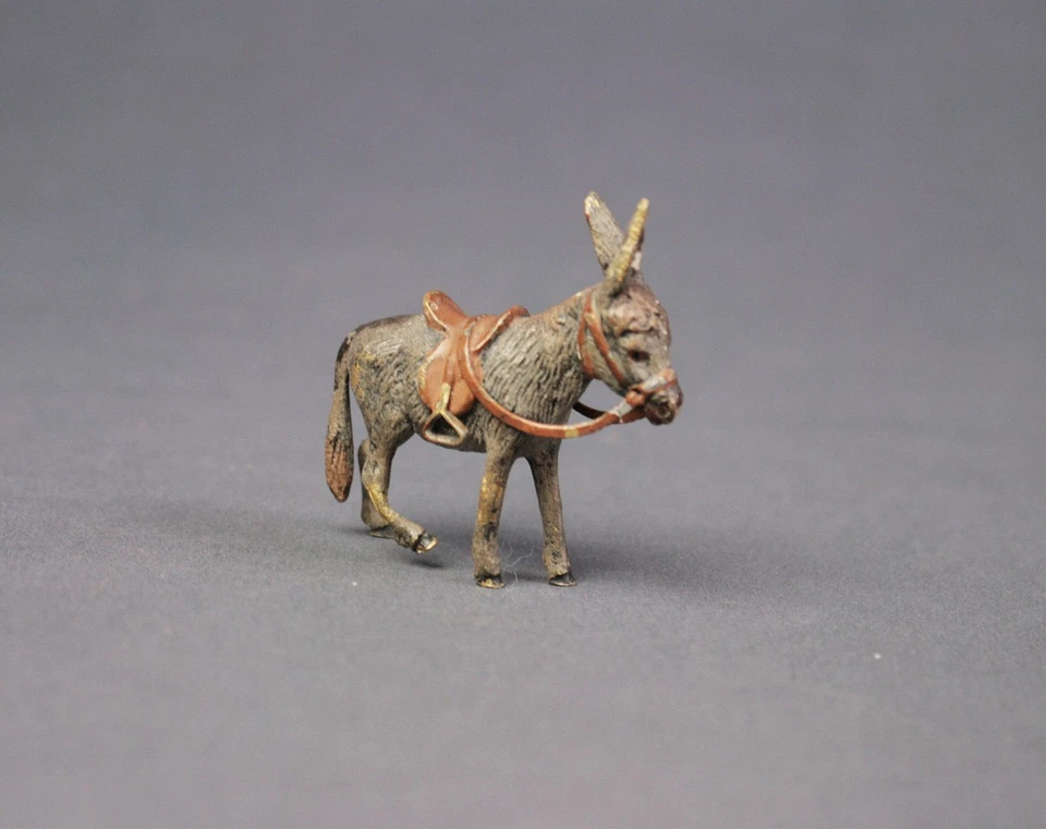 Wiener Bronze. Esel. Kleinplastik. Miniatur. Tierfigur. Um 1900. - Bild 2 von 4