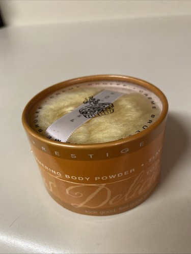 Vintage Prestige Creme Brûlée Delicious Shimmering Body Powder Rare