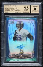 2014 Bowman Chrome Rookie Bubbles Refractor 68/99 Anthony Barr BGS 9.5 Auto n0c
