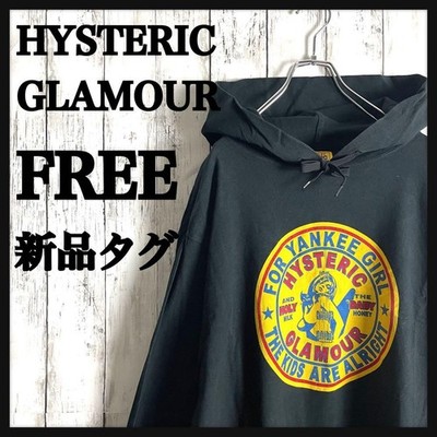 Hysteric Glamour His Girl Logo Hoodie 90s Style Mens Womens Used