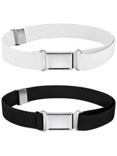 Kids Belt Adjustable Elastic Belt with Buckle for Boys Daily Use Girls