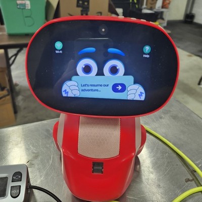 MIKO 3 - Interactive Robot   Red AI-Powered Smart Robot - Model #EMK301