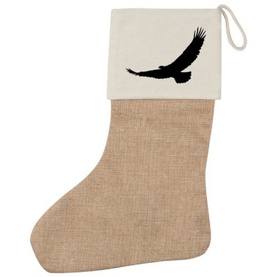 Weihnachtsstrumpf Eagle Silhouette  Adler Geschenkidee Eagle Silhouette  Geschen