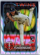 2024 Topps Chrome Kody Funderburk #297 Raywave Refractors Minnesota Twins