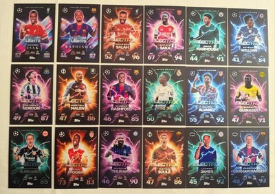 Match Attax Extra 25/26 Alle 18 Limited Edition Full Set 2025/2026 ( Electrix )