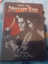 Sweeney Todd: The Demon Barber of Fleet Street DVD, 2008 Tested. Very good.
