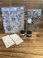 2023 Tim Holtz Stamptember Stamp, Dies, Stencils And Pastes Set New