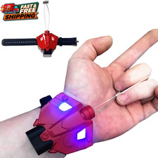 1 Pack Spider Web Launcher String Shooter Toy Role Play Kids Gift Red