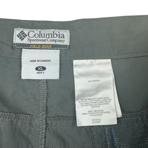 Columbia Omni Shield Cargo Hiking Shorts Grey 40 Waist - Picture 4 of 11