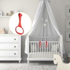 2 Pcs Crib Pull up Rings Baby Playpen Standing Walker Walking Tool