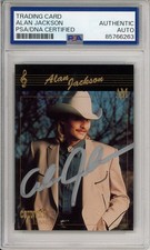 1992 Country Classics Music Card Alan Jackson SIGNED AUTOGRAPH PSA DNA COA AUTO