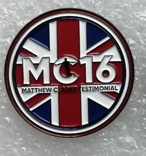 Linfield FC - Distintivo testimoniale Matthew Clarke - MC16