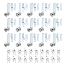 1/8 Zoll Schrankschl&ouml;sser mit Schl&uuml;ssel,20er-Pack,Nockenschloss Zinklegierung