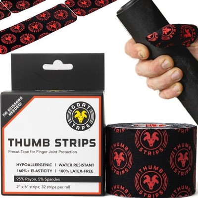 Extra Sticky Pre-Cut Thumb Tape for Athletes