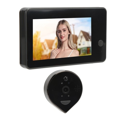 Bezprzewodowa przeglądarka drzwi Peephole wideo dzwonek do drzwi kamera 1080P 4,3 cala LCD Motion De FY - Zdjęcie 22 z 22