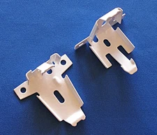 Hunter Douglas 1 Pair UltraGlide Brackets  3/8" 3/4" Pleat Shades Screws Incl