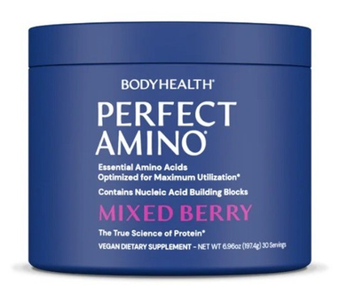 #ad BodyHealth Perfect Amino Powder Mixed Berry 30 Servings Vegan Dietary Supplement $37.00