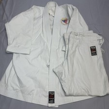 Shureido Karate Gi Uniform Youth Small 2 White Jacket Pants Set Japan New Wave