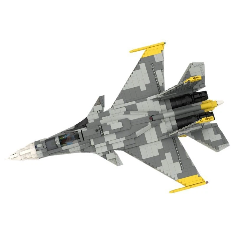 Hot Sale Sukhoi SU-37 TERMINATOR 1664 Pieces Building Toys Set MOC Build - Image 4 of 4