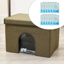 Cooling Cat House Condo Folding Insulation Hideaway Internal Aluminum Film Layer