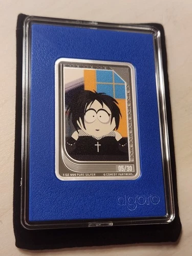 5/30 Henrietta South Park 2025 Agoro Mint 1 Oz .999 Fine Silver Trading Card