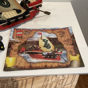 LEGO 7416 ORIENT EXPEDITION Emperor's Ship 100% Complete With Instruction Manual