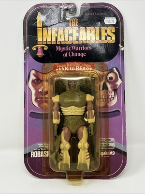 Vintage Infaceables Robash Action Figure  Rare Galoob Toy 80s Super Hero New
