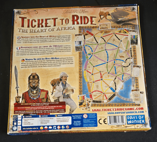 Days Of Wonder Ticket To Ride Heart Of Africa Strategy Board Game Expansion - Picture 2 of 4