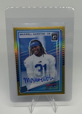 2025 Panini Donruss Optic NFL Rated Rookie Auto Maxwell Hairston /10